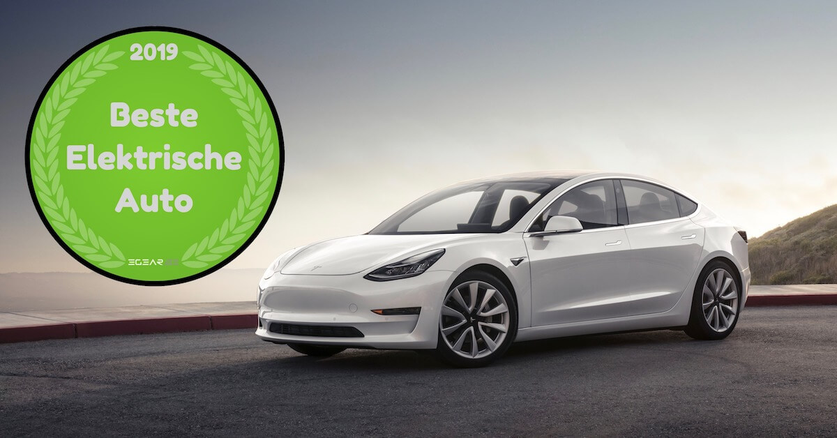 bagageruimte element Chirurgie Tesla Model 3 is beste elektrische auto van 2019 | eGear.be