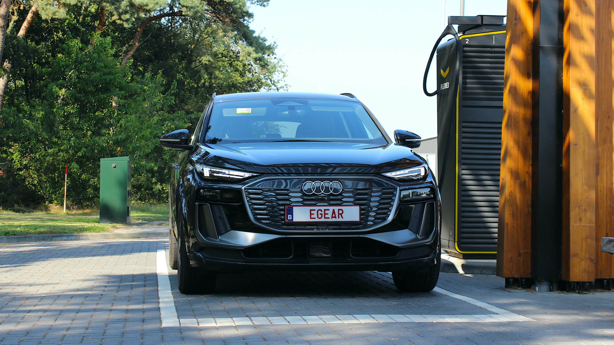 electric Audi Q6 front EGEAR