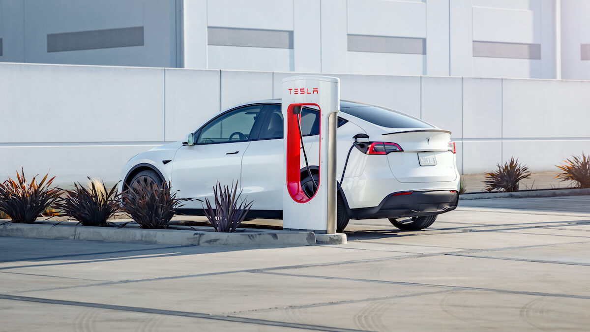 tesla supercharger laadpaal