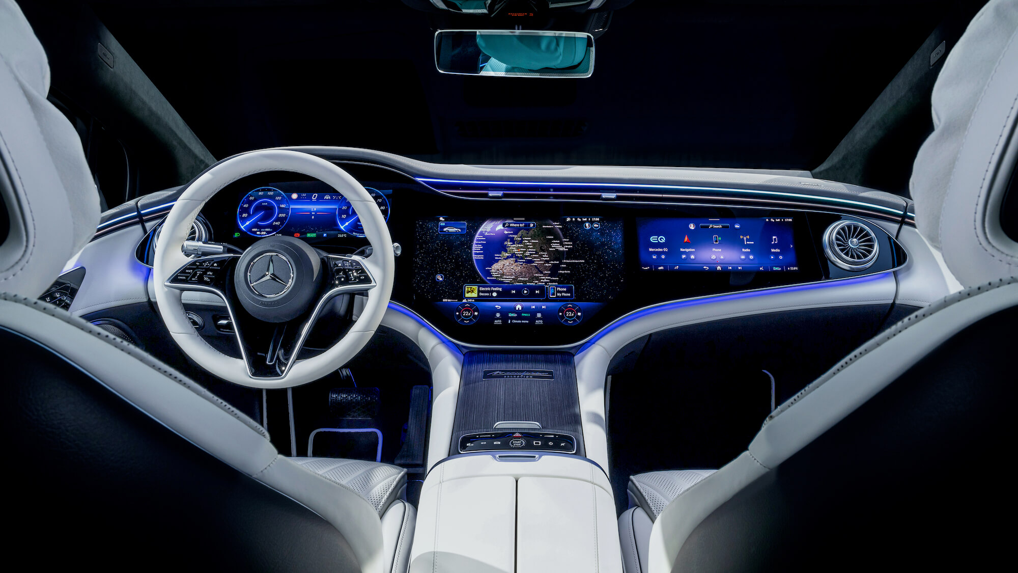 Mercedes EQS 2024 interieur