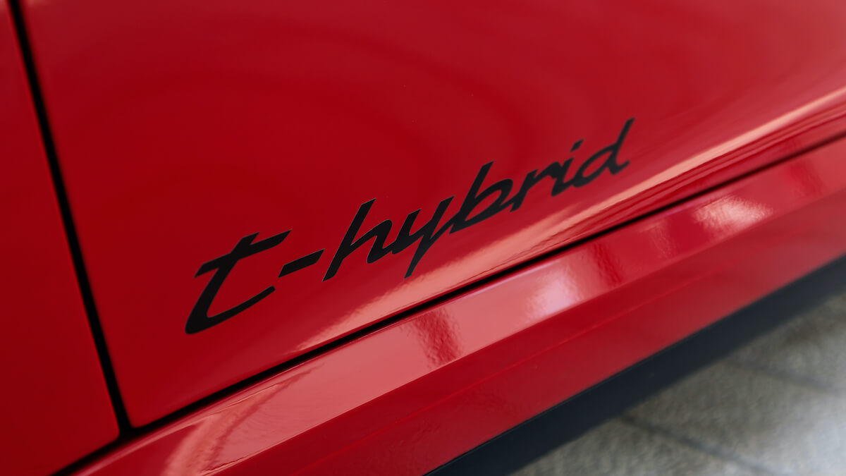 Porsche 911 hybride logo