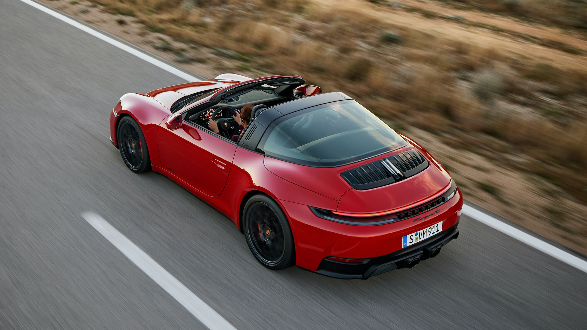 hybride Porsche 911 targa 2024