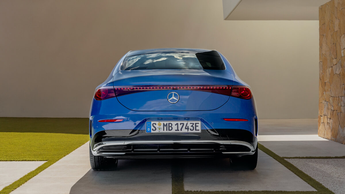 Mercedes CLA EV achterkant